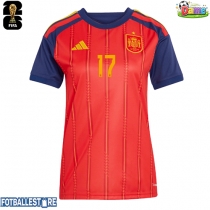 Spania Nico Williams #17 Hjemmedrakt Dame VM 2026 Kortermet